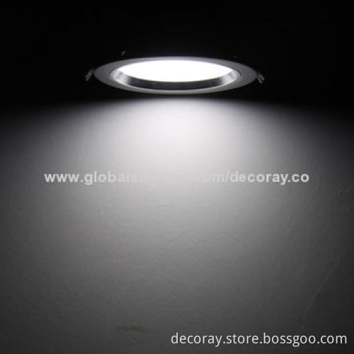 145*115mm 12W LED Downlight, Medium Power 2835 As Light Source, 80lm/W, Power Factor Up to 0.95